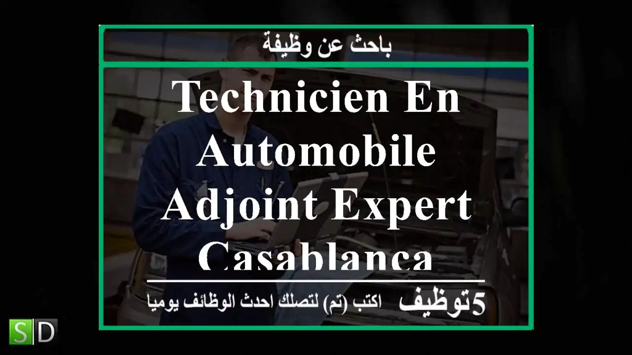 Technicien en automobile adjoint expert casablanca