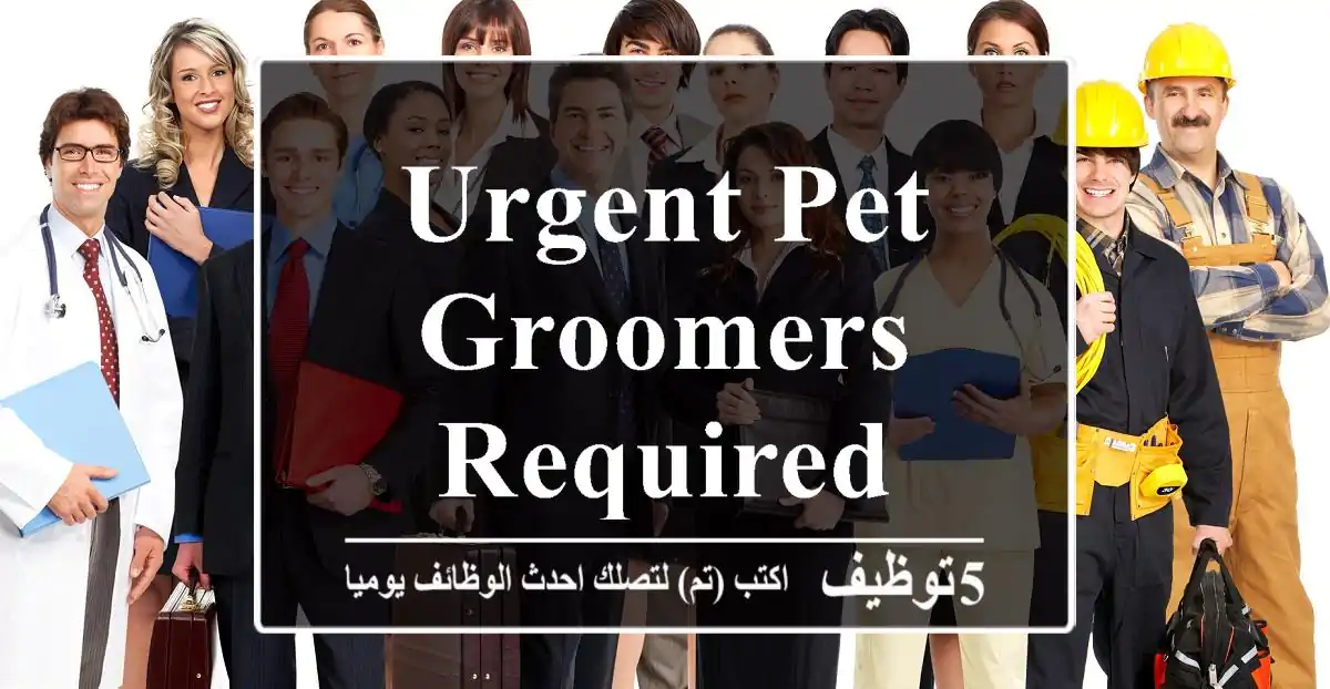 Urgent Pet Groomers Required
