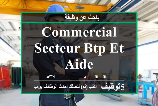 COMMERCIAL - SECTEUR BTP ET AIDE COMPTABLE